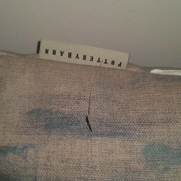 Pottery Barn All Over Print Nautical Sailboard Throw Pillow - Picture 6 of 10